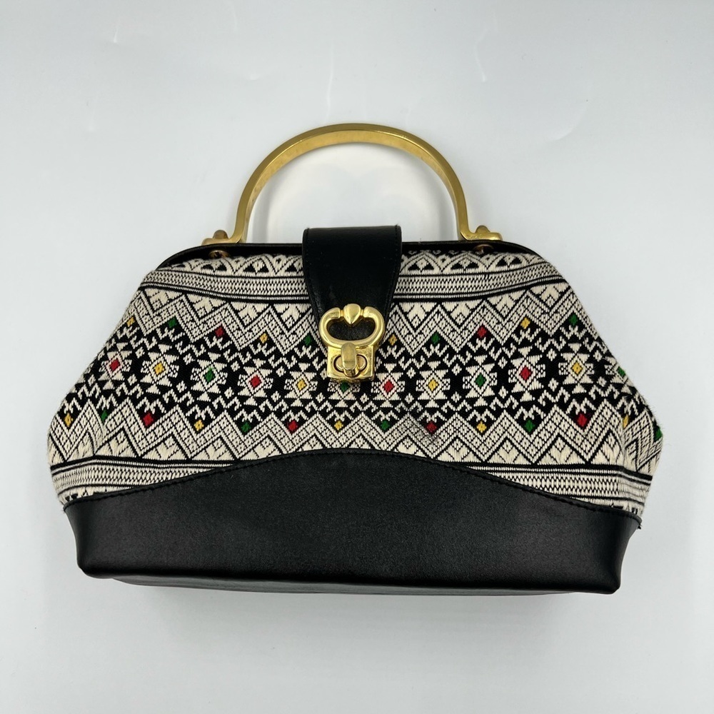 VINTAGE Boho Aztec Handbag - Picture 8 of 14